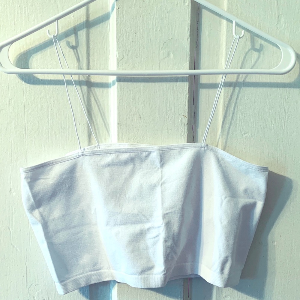 New Free People white bra / crop top M / L